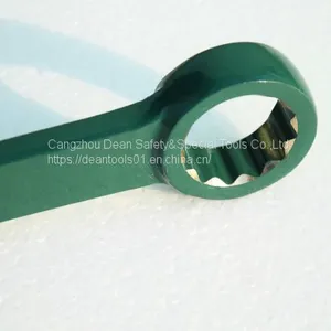 NON SPARKING STRAIGHT BOX WRENCH ALUMINUM BRONZE OR BERYLLIUM COPPER 11/16