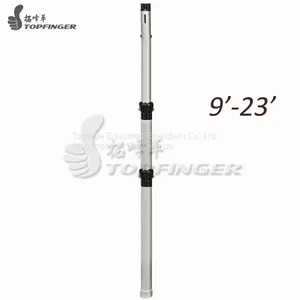 9'-23' Upright Pipe N Drape 2.0 Drape Support System Pipe Background thumbnail-1
