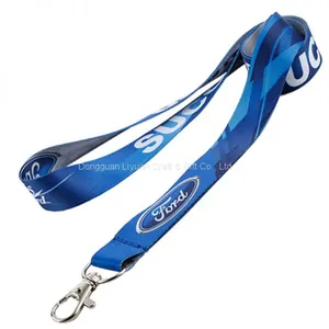 Custom Sublimation Printing Polyester ID Badge Neck Lanyard No Minimum Order Quantity thumbnail-2