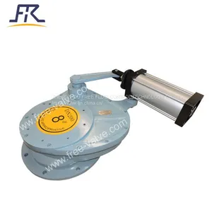 Pneumatic Ceramic Swing Discharge Gate Valve DN200-PN10 thumbnail-3