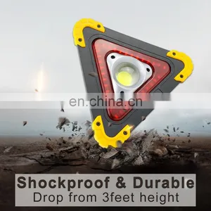 20W Portable Outdoor Waterproof Triangle Emergency Lights For Car Repairing and Roadside Assistance thumbnail-4