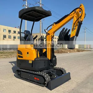 NEW MODEL Shandong 1.5 Ton Small Diggers Mini Crawler Excavator 1.5t for Sale Cheap Prices thumbnail-2