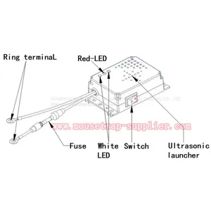 Ultrasonic Car Vehicle Vibration Induction Rodent Rat Animal Deterrent Mouse Repeller thumbnail-2