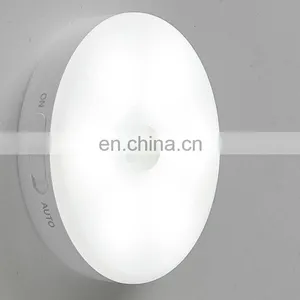Mini Intelligent Indoor Flood Switch Motion With Rechargeable Battery Led Sensor Night Light for Cabinet Bedroom thumbnail-1