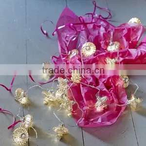 Colorful Silver Glass Lantern Fairy Light String HNL308B thumbnail-1