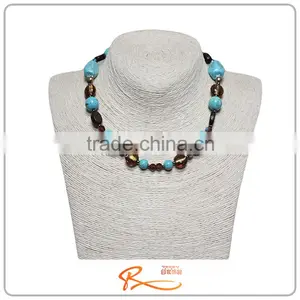 High Quality Latest Design for Anniversary Blue Sapphire Beads Necklace thumbnail-1