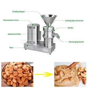 100-300kg/h Peanut Grinder For Peanut Butter Electric Peanut Butter Machine thumbnail-3