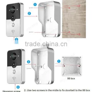 Smart Phone Control Wireless Wifi Video Doorbell thumbnail-5