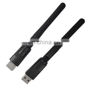 USB Wifi Receiver Dongle 150Mbps USB2.0 Wireless Wifi Adapter Network Cards For Laptop MiniPC Computer TV Box thumbnail-2