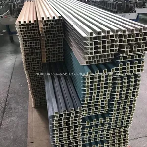 Factory WPC Cladding Easy Install Backyard Board Waterproof Composite Wood Interior Wall Cladding PVC WPC Wall Panels,Skirting Boards,Cornice Mouldings thumbnail-1