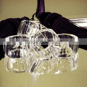 Monogrammed Wedding Napkin Rings Glass Napkin Ring thumbnail-1