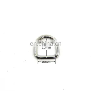 Factory Price Welded Metal Iron Weld D Ring For Handbags thumbnail-2