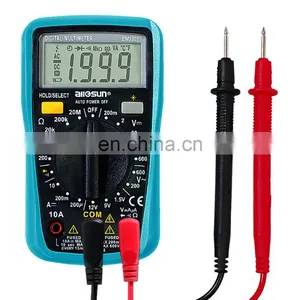 Allosun EM3301 Mini Digital Multi Meter 3 1/2 1999 AC/DC Ammeter Voltmeter Ohm Portable Meter Voltage Meter thumbnail-1