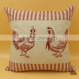 Animal Printed Embroidery Cushion Cover thumbnail-1