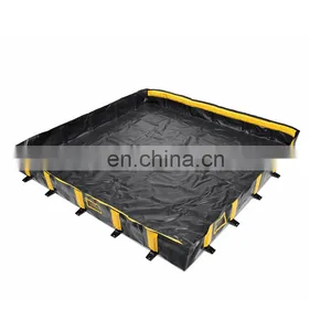 10' W x 10' L x 1' H Flexible Collapse Self-Rising Spill Containment Berm thumbnail-1