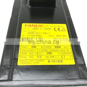 Nouveau moteur servo CA de haute qualité Fanuc A06B-0377-B677 thumbnail-4