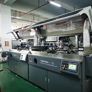 SZD-102-B Automatic 2 Colors Plastic Glass Perfume Cups Silk Screen Printing Machine on Bottles and Bottle Screen Printer thumbnail-1