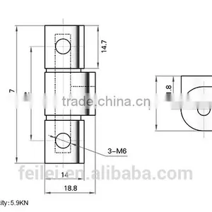 Hot Sale RoHS Flush Hinges for Metal Box Use thumbnail-5