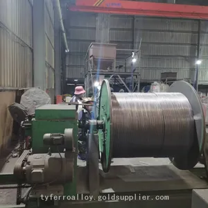 Calcium Ferro Alloy Cored Wire/ CaFe Cored Wire /calcium Ferrum Core Wire Ca30Fe70 thumbnail-3
