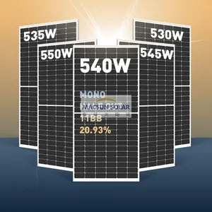 182mm 6x36 1/3 Cut High Efficiency CELL MONOFACIAL MODULES 525-550W thumbnail-1
