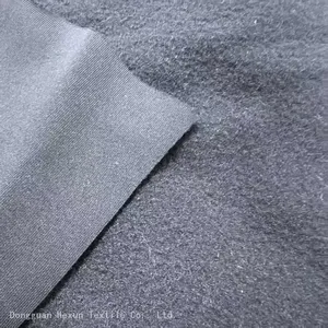 310G High-weight Soft Double-sided High Elasticity Fleece Fabric Used for Winter Yoga Cycling Clothing Warm Fabric Stretch Plush Fabric thumbnail-1