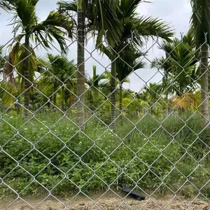 High Standard Portable Anti-rust Galvanized Perimeter Diamond Mesh Chain Link Fence thumbnail-4