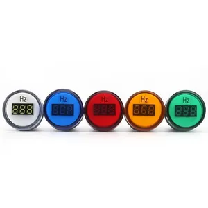 12mm Small LED Signal Light Push Button With 3-Color Voltage Indicator thumbnail-4