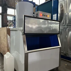 Linsky 1000kg/24hr Fish Frozen Flake Ice Machine thumbnail-4
