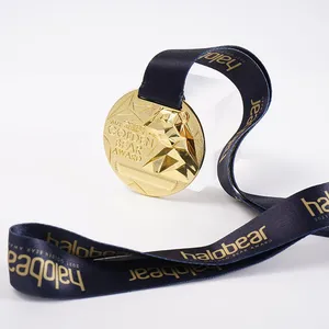 Personalized Medals Custom Design Color Print Gold Plated Marathon Running Events Cartoon Sports Award Souvenir Medals thumbnail-1