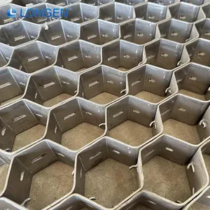 Standard Form Twist Pin Custom Stable Structure for Curved Ducts Hexsteel Structure Mesh Tortoise Shell Net thumbnail-1