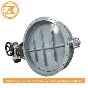 Pneumatic Square Round Ventilation Damper Industrial Flue Gas Butterfly Valve For Air Purification Equipment thumbnail-1