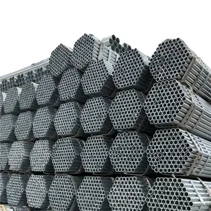 Anti-corrosion Hot-dip Galvanized Round Steel Pipe With Cutting Service for Greenhouse Steel Structures thumbnail-1