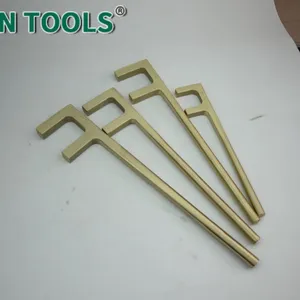Non-Sparking F Valve Wrench 1-Year Warranty, Mill Test Report Included, Beryllium Bronze thumbnail-2