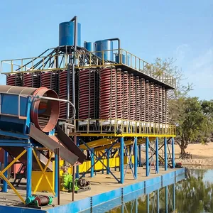 High Recovery Rate Tin Ore Processing Spiral Chute for Mineral Separator thumbnail-1