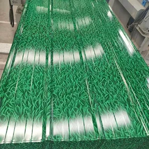 Hot Sale Color Coated Corrugated Iron Sheet PPGI Prepainted Steel Roofing Sheet For Building Construction thumbnail-2