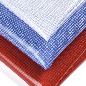 90% Light Transmittance Transparent PVC Coated Scrim for Greenhouse Covers thumbnail-5