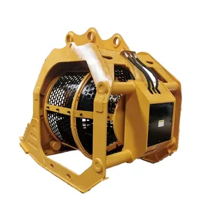 Excavator Rotary Screen Bucket 30 Ton Trommel Mesh Screening Bucket for 30 Ton Excavator Attachment thumbnail-4