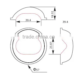20W 30W 40W 50W 60W 100W Led Street Light Lens Cover With Gasket thumbnail-2
