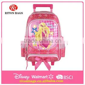 2016 Hot Popular Kids Trolley Bags Stars School Trolley Bag With Shinning Lights thumbnail-1
