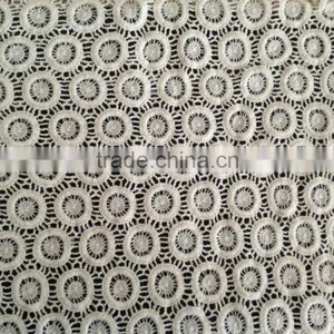 2016 Spot Supplies Embroidery Cotton Lace Fabric Full Whole Lace and Free Sample thumbnail-1