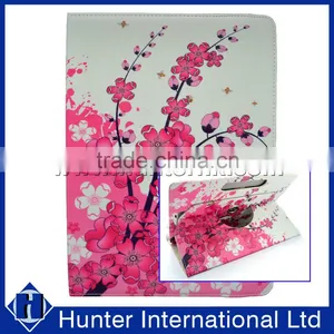 Hot Sell Pink Blossom Rotating Universal Tablet Case thumbnail-1