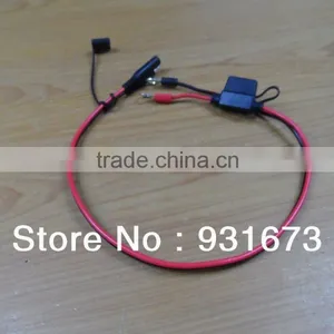 14AWG Twins of Cable With SAE Plug , Molding 40A Fuse Holder & Cover and 8.5mm Ring Terminal thumbnail-1