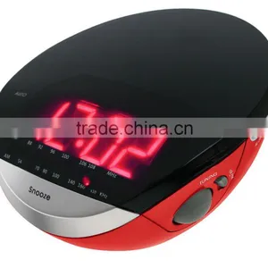Decor Wide Screen LED Digital Alarm Clock PLL Radio thumbnail-2