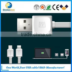 REMAX USB 2.0 Sync High Speed Charging Cable For New 8 Pin thumbnail-1