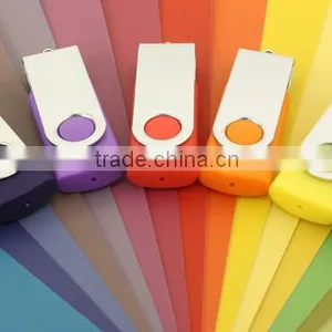 Logo Printed Metal Twister USB Drive 64gb With Gift Box thumbnail-2