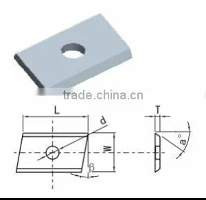 Woodworking Cutters Reversible Knives thumbnail-1