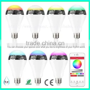 Cool Warm Color Changing Smart Music Bluetooth Speaker Bulb thumbnail-1