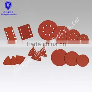 150mm Flexible Brand Red Aluminum Oxide Sanding Disc thumbnail-2