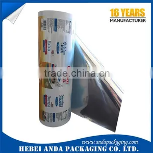 Printing Black/white Milk 3-layer Co-extrusion PE Film/fresh Milk Packaging Plastic Black and White Film thumbnail-4