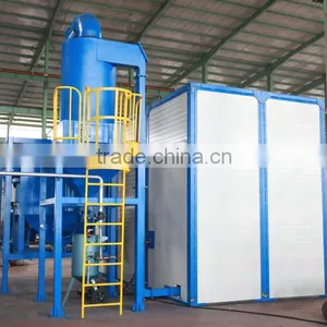 Spray Booth for Sand Blasting on Surface of Steel Structure thumbnail-1